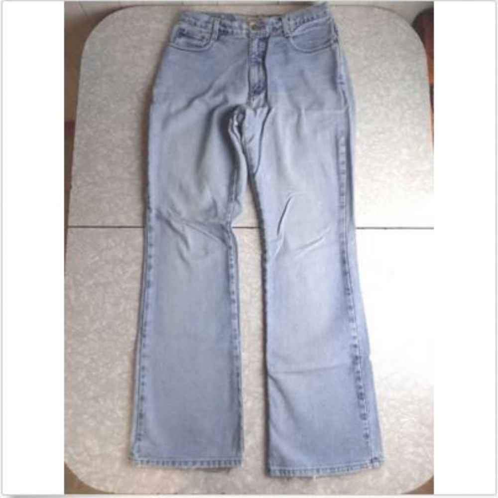 *Vintage Maurices Distressed Light Wash BootCut